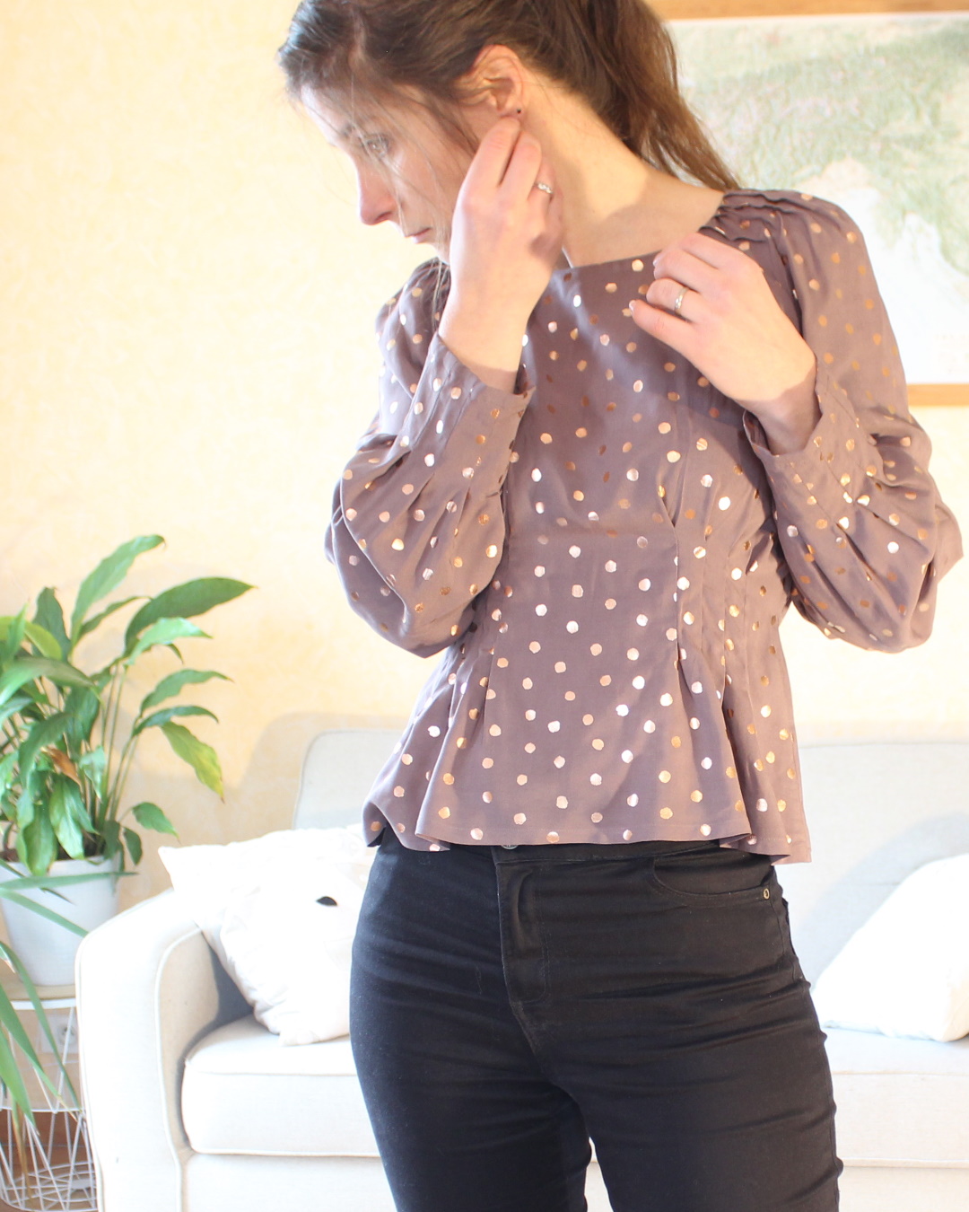 La sirène corsetée - blouse confetti