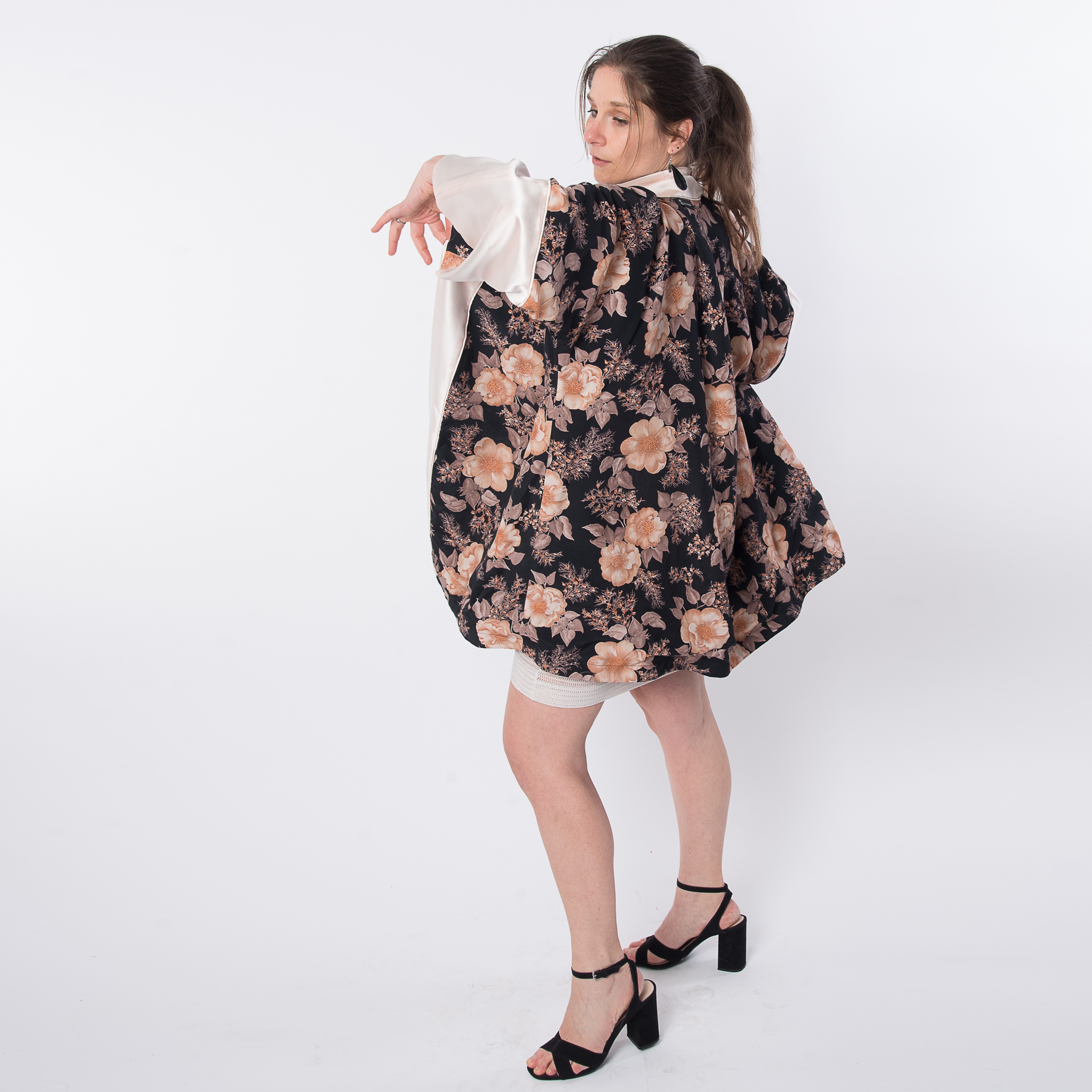 kimono tungstène - La sirène corsetée