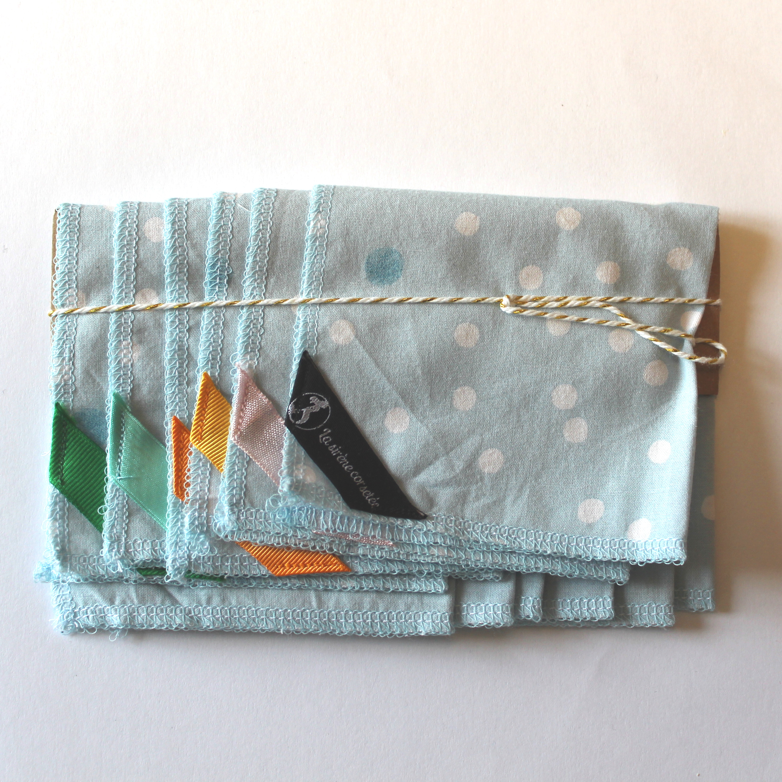 Serviettes invités - la sirène corsetée