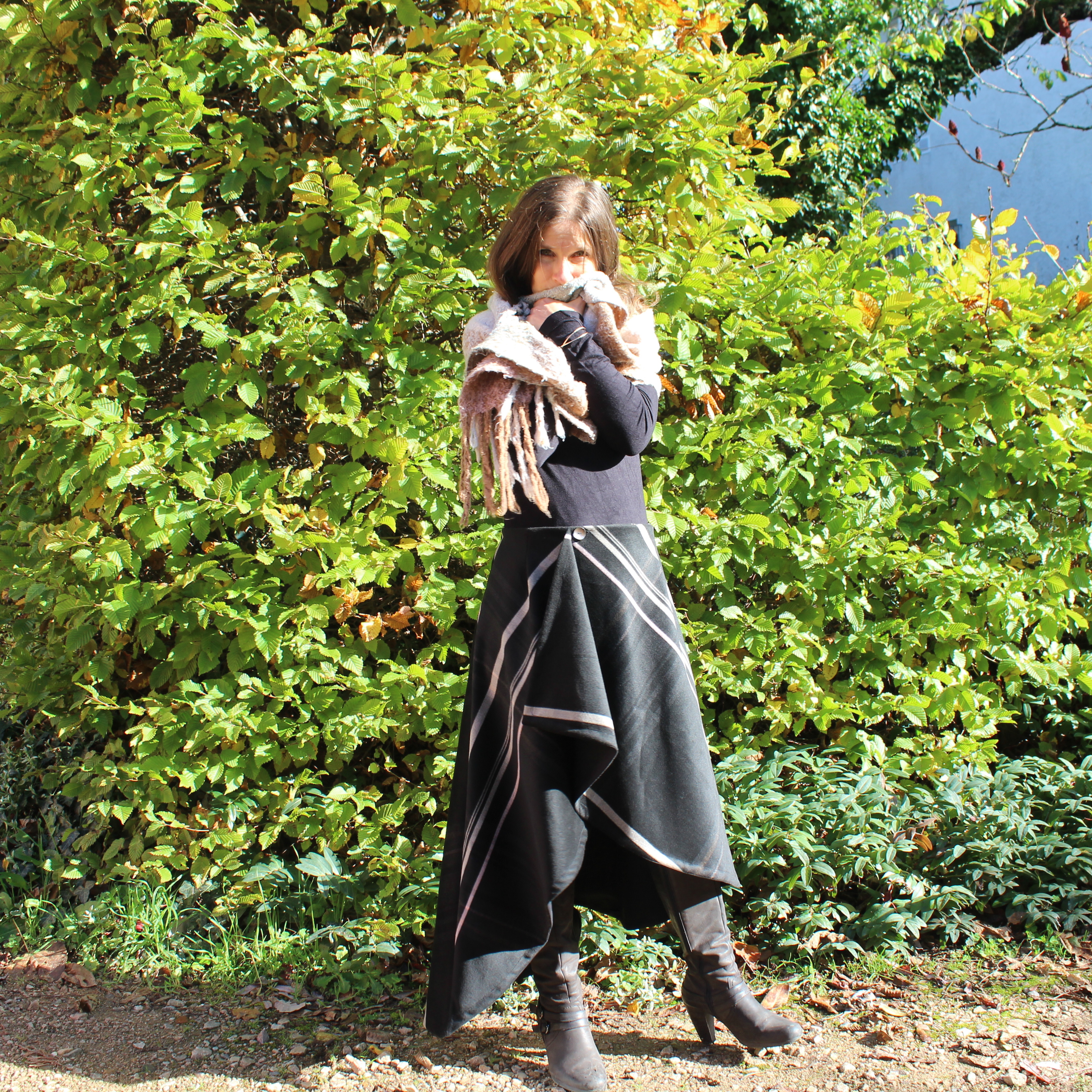 Jupe carbone | couture | la sirène corsetée