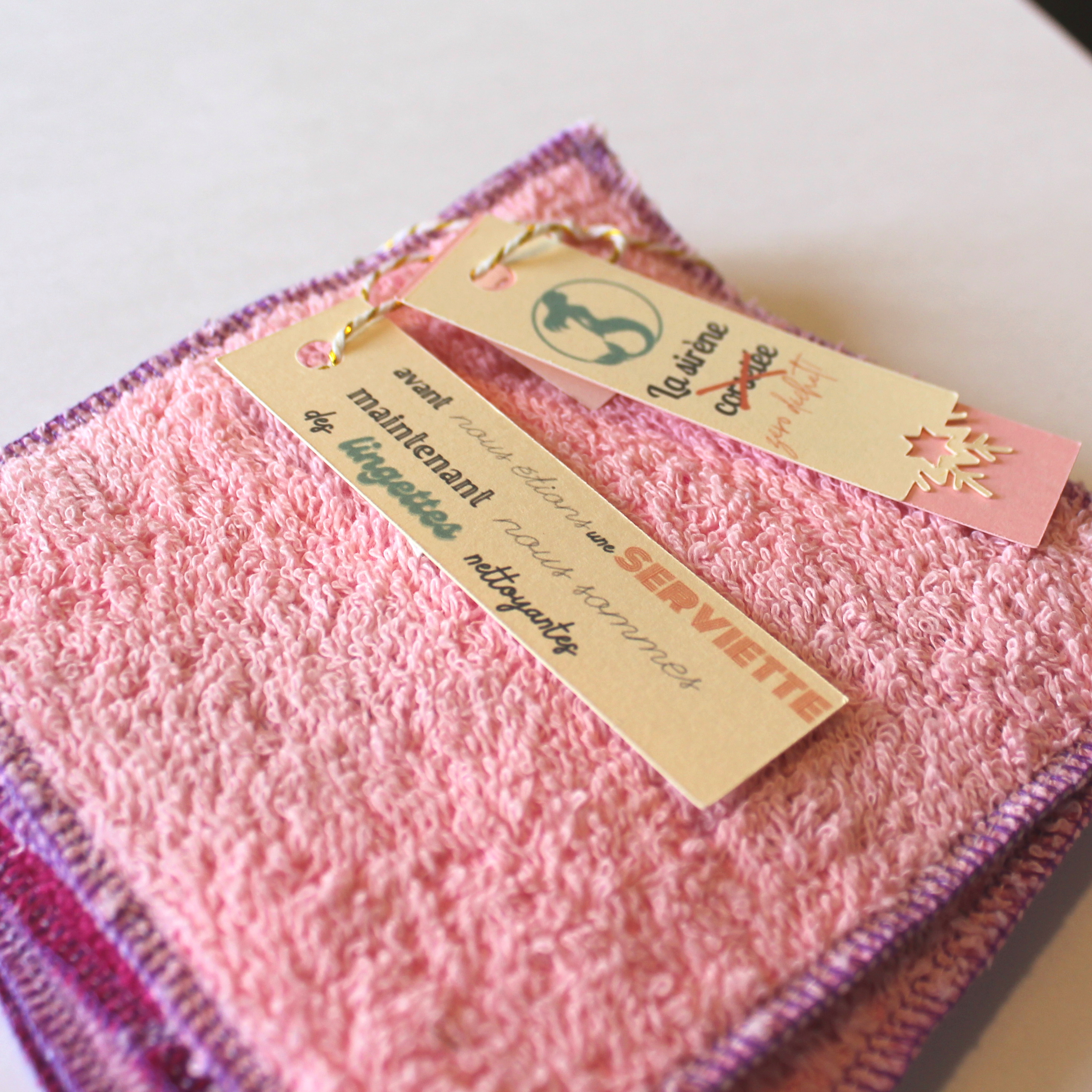 Lingettes nettoyantes - La sirène corsetée