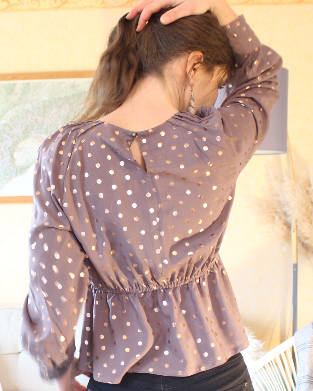 La sirène corsetée - blouse confetti