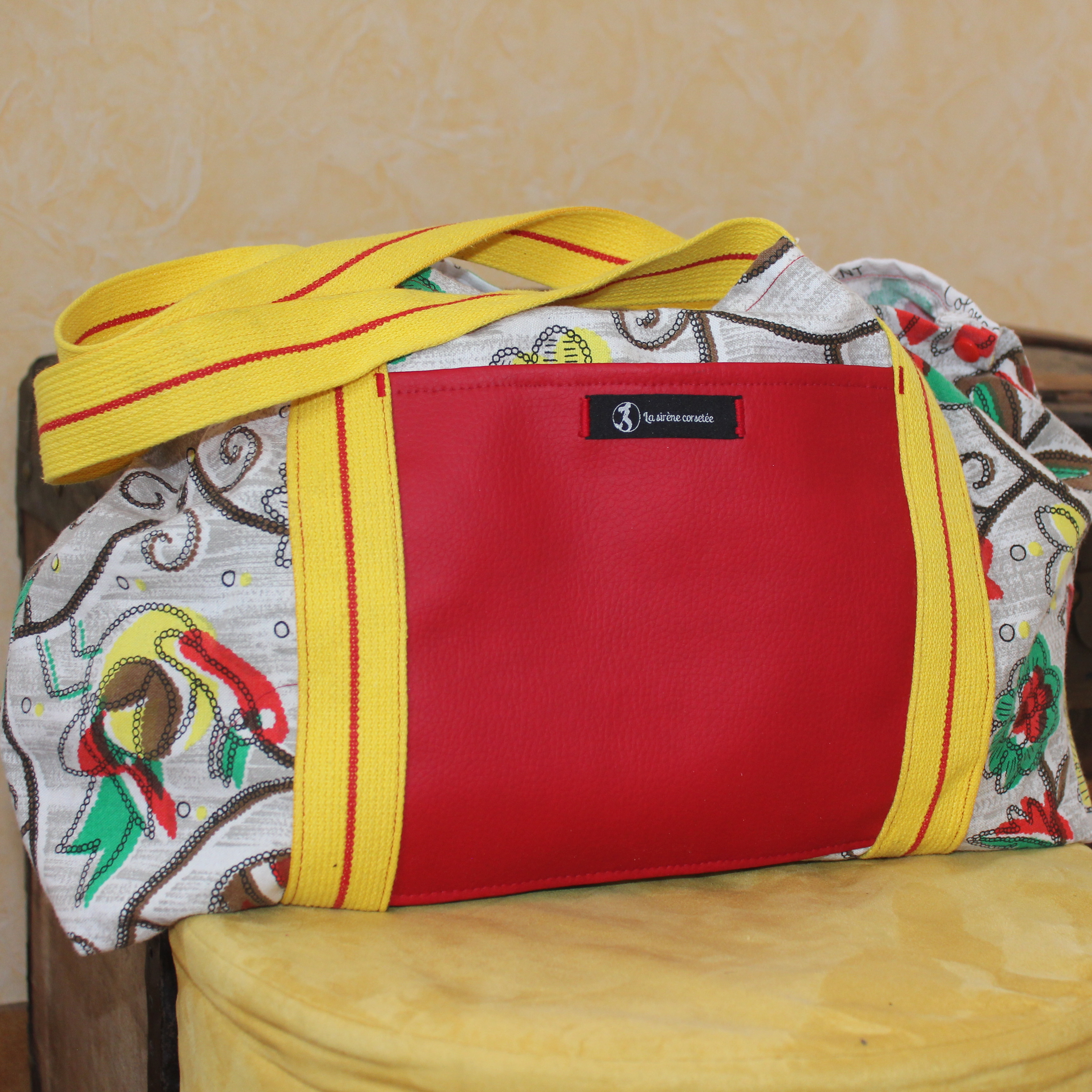 sac voyage - La sirène corsetée
