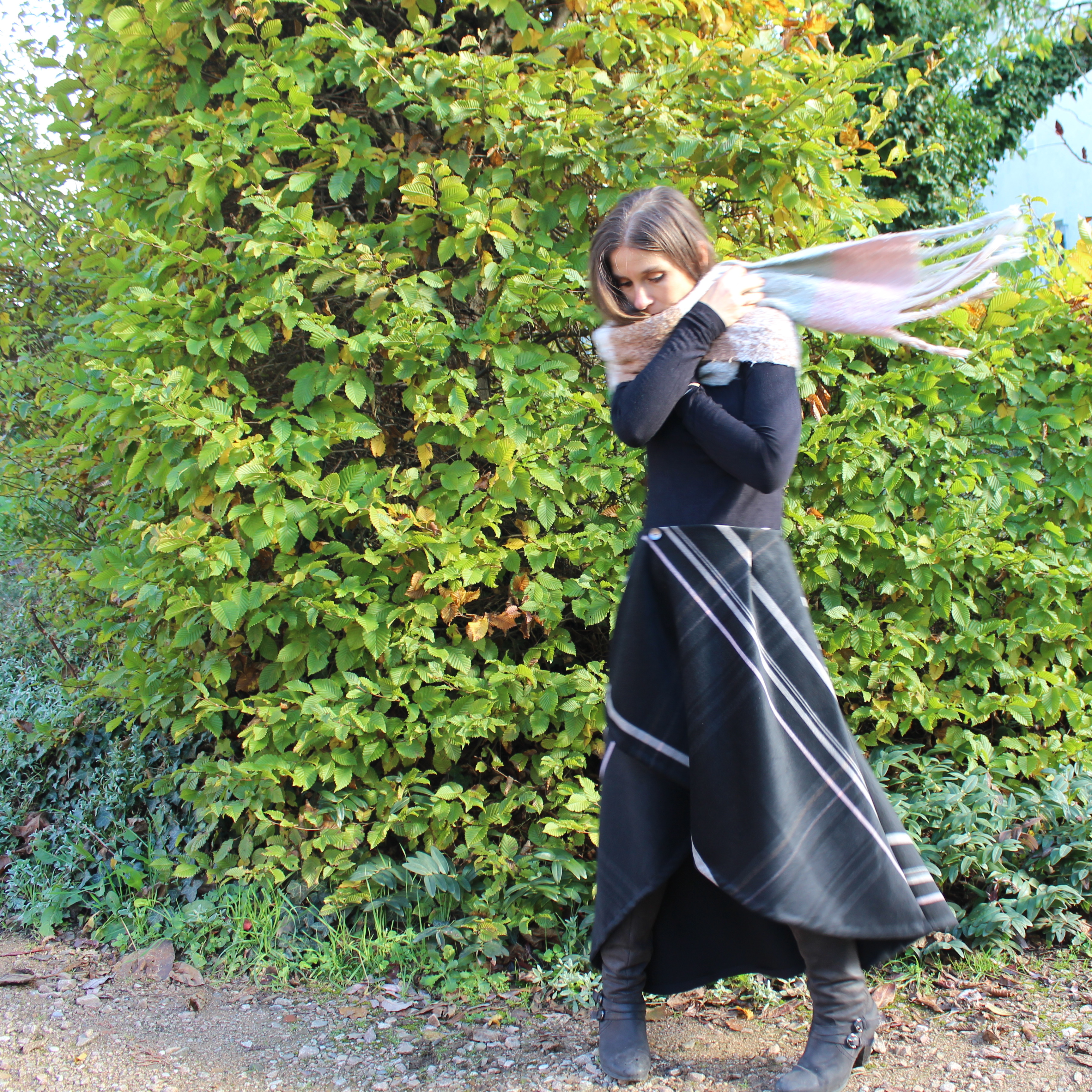 Jupe carbone | couture | la sirène corsetée