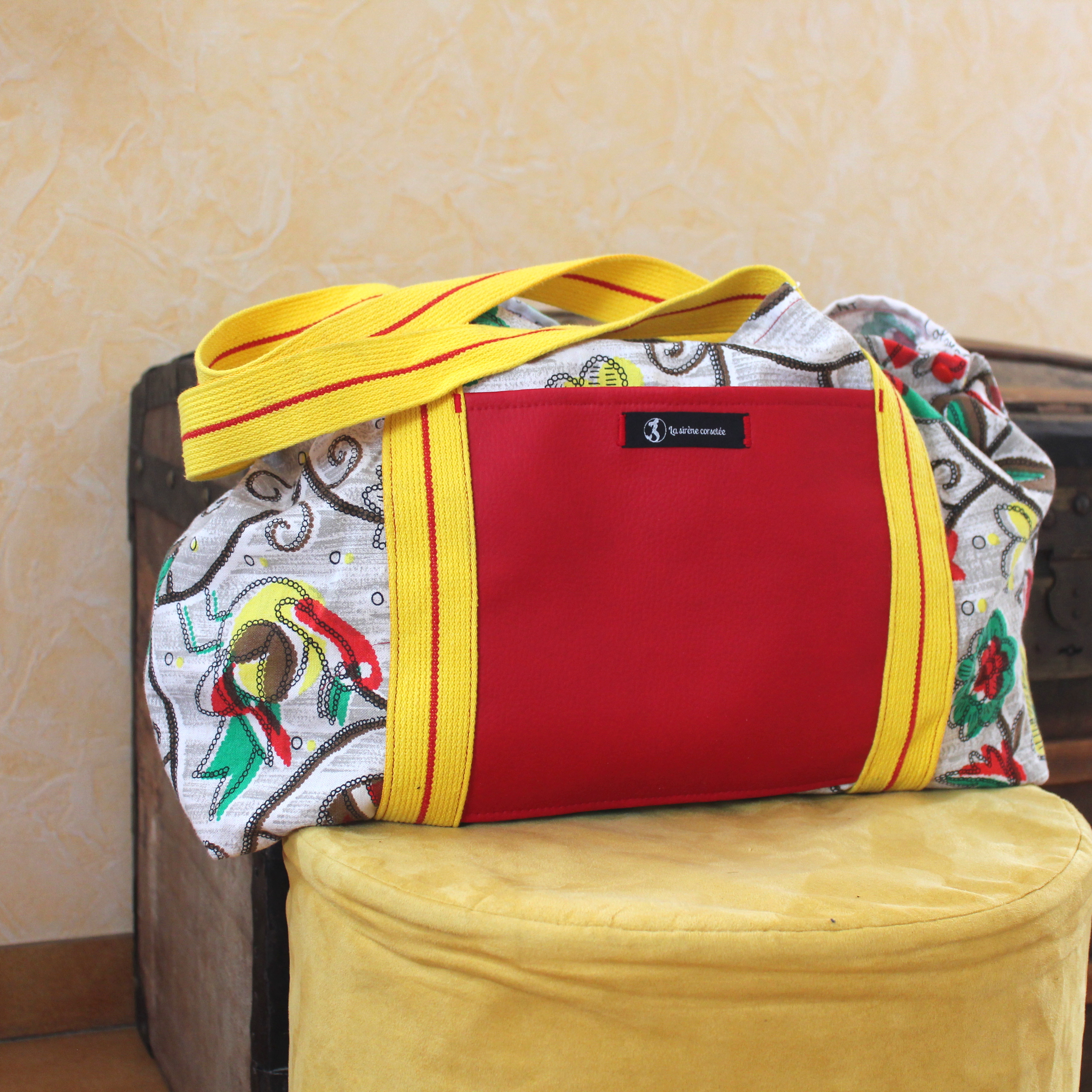 sac voyage - La sirène corsetée