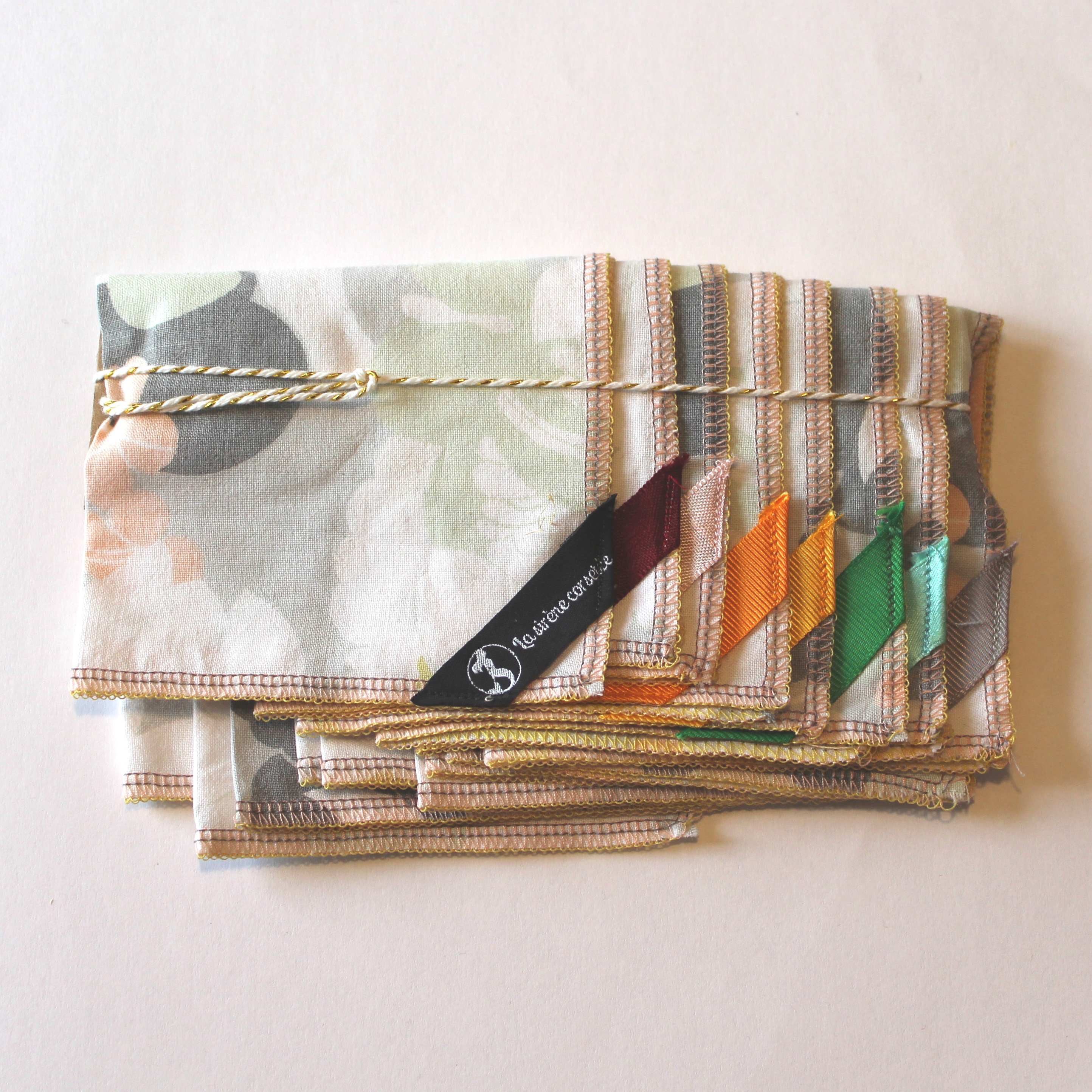 Serviettes invités - la sirène corsetée