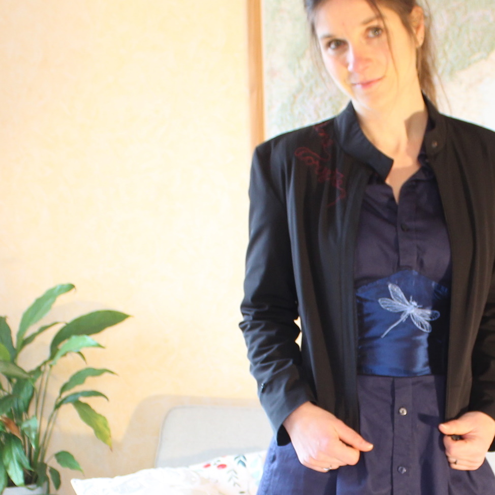 La sirène corsetée - veste origami