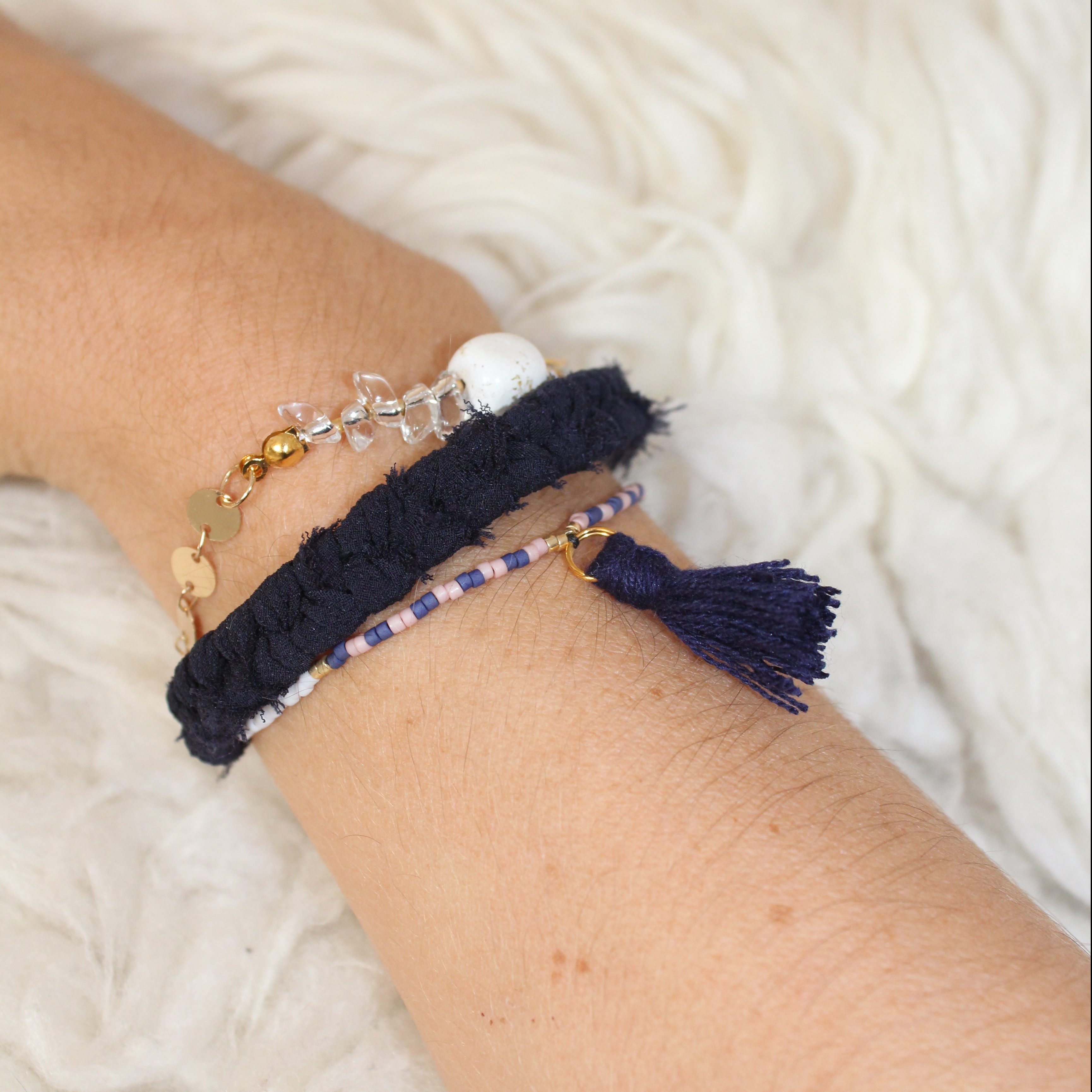 Bracelet émail La sirène corsetée