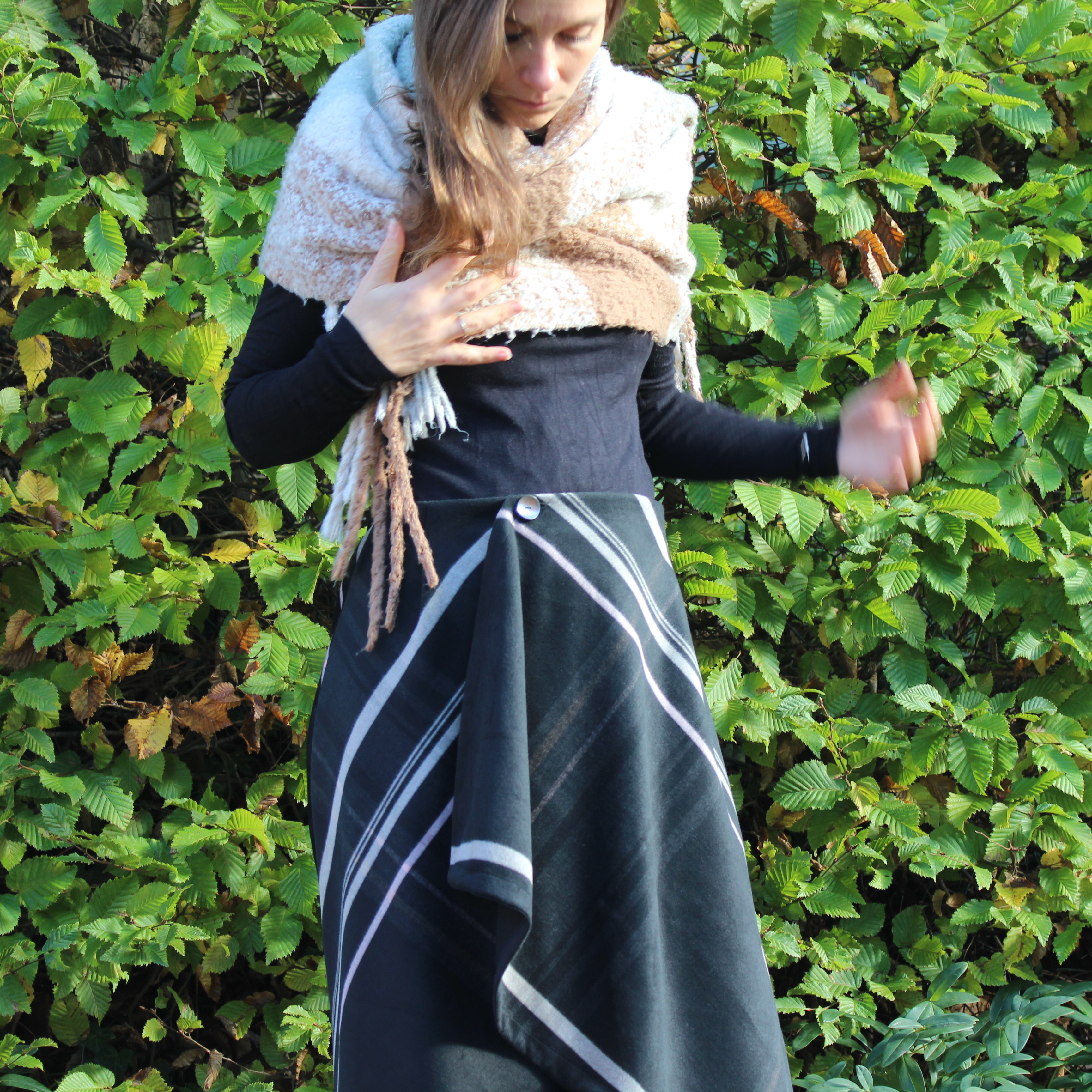 Jupe carbone | couture | la sirène corsetée