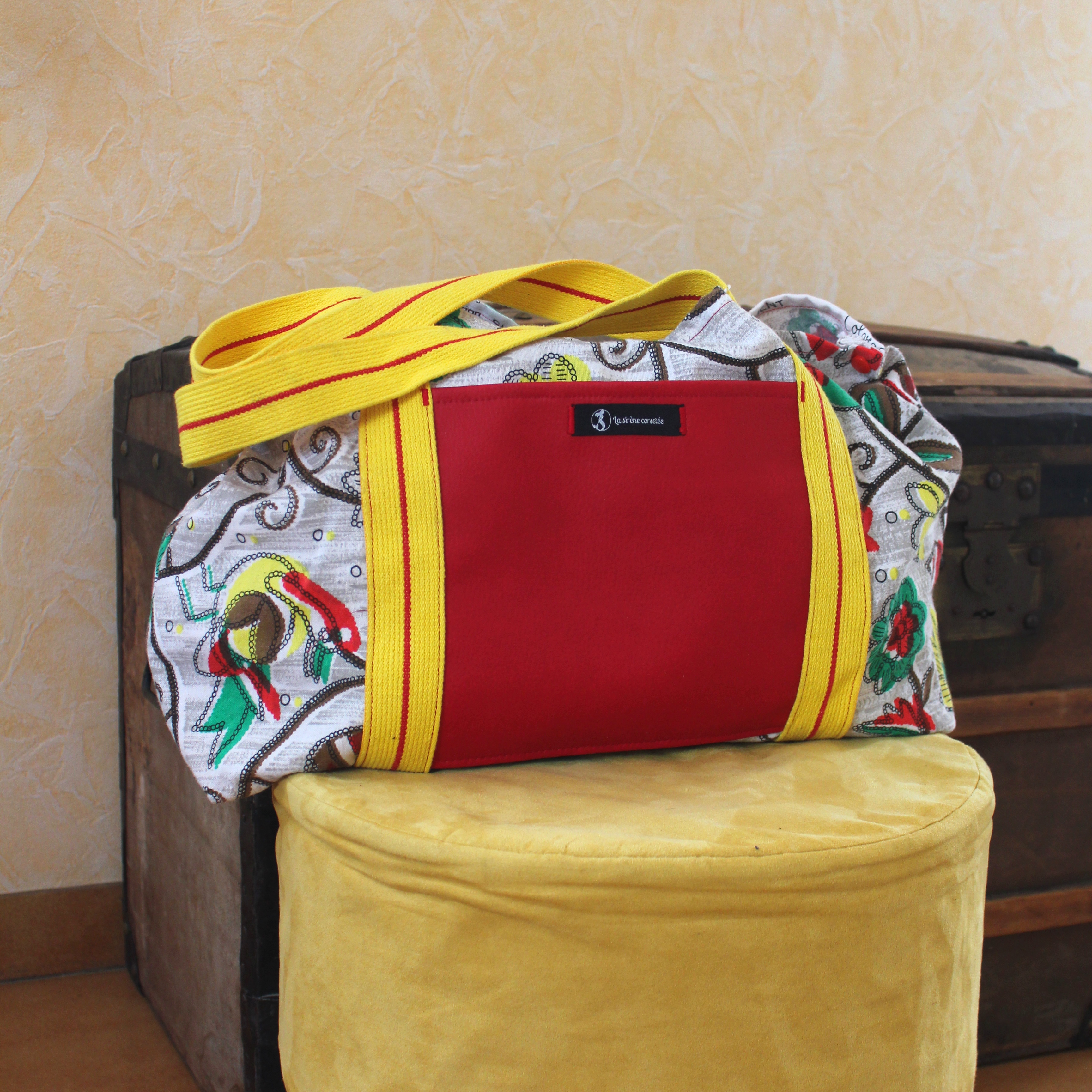 sac voyage - La sirène corsetée