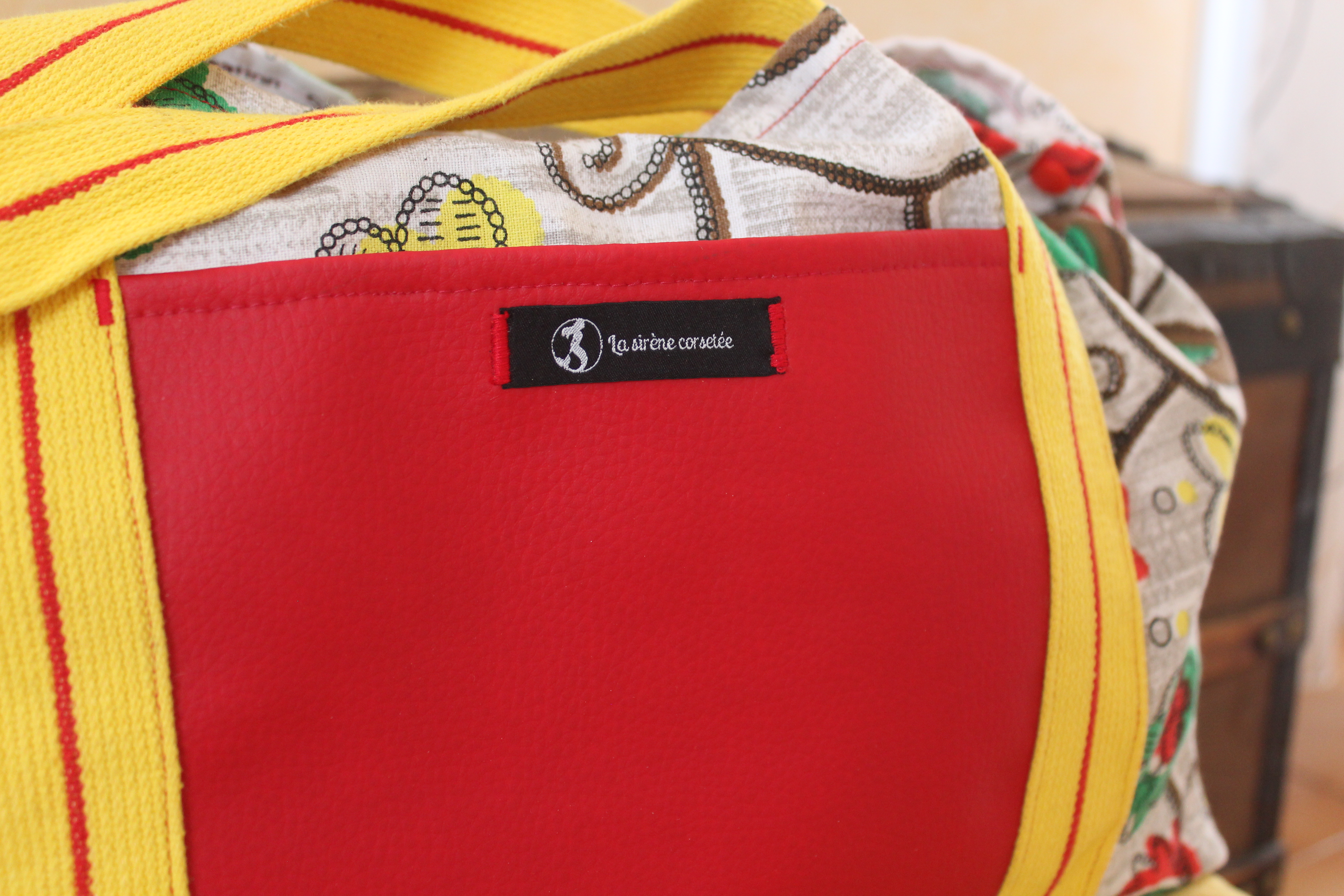 sac voyage - La sirène corsetée