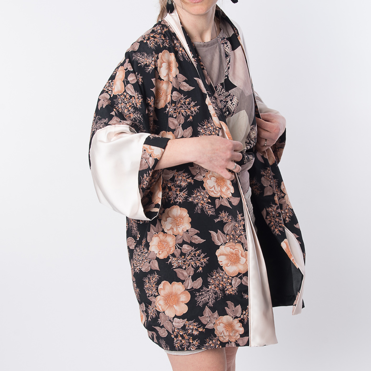 kimono tungstène - La sirène corsetée