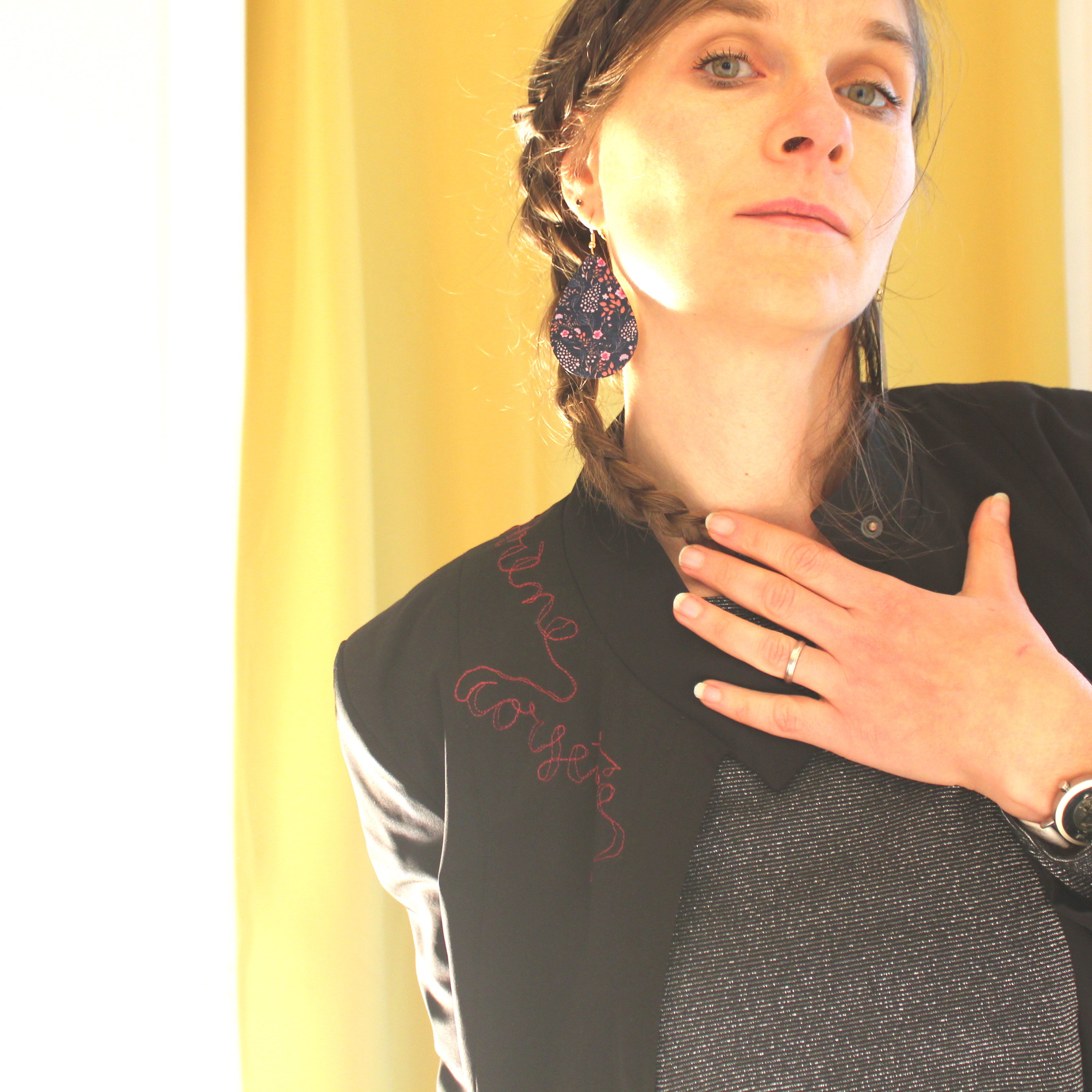 La sirène corsetée - veste origami