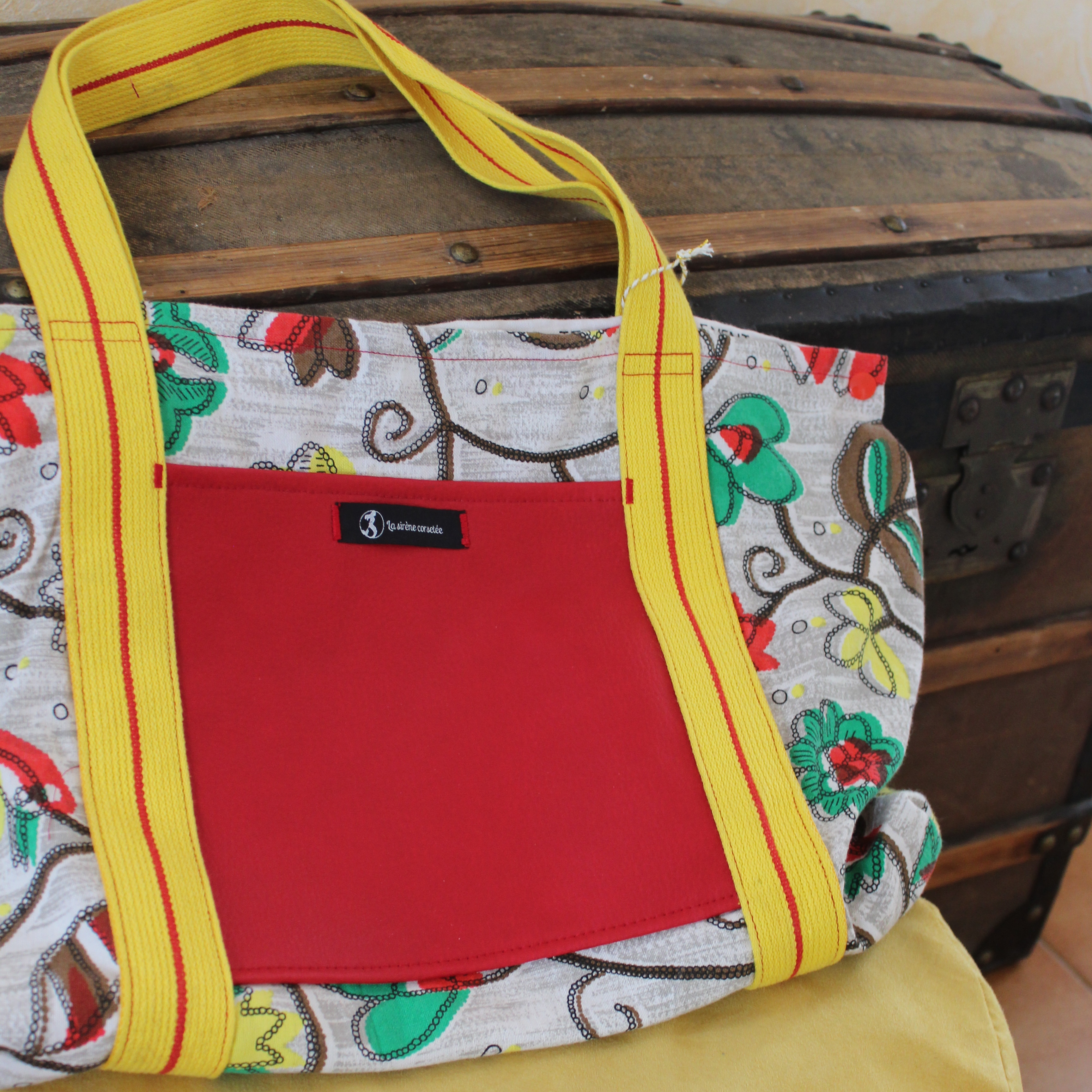 sac voyage - La sirène corsetée